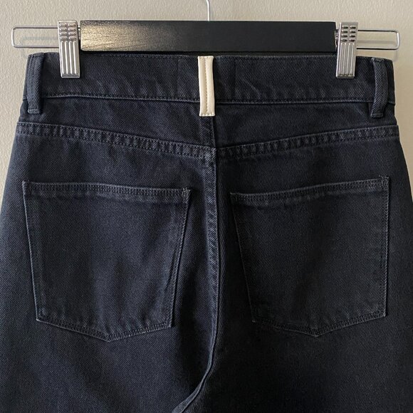 NWT Wandler Comfort Poppy Black Straight Leg Black Denim Jeans - Picture 10 of 16